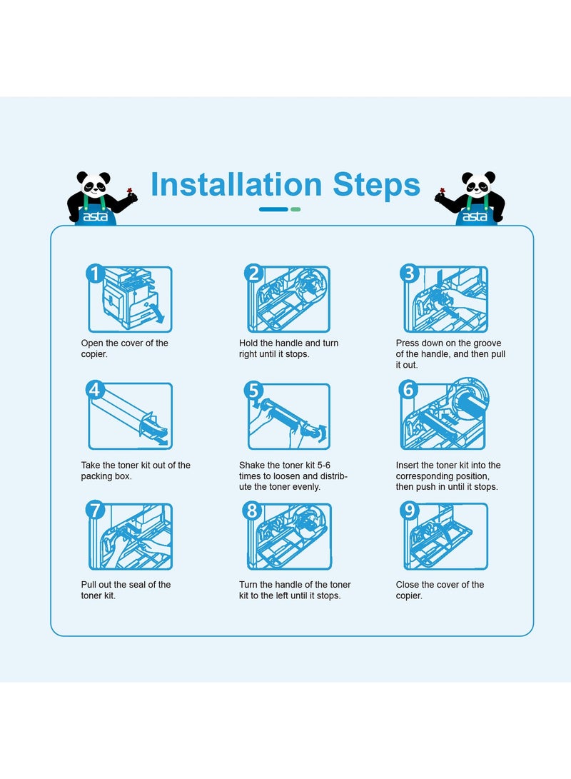 استا حبر ASTA 126A CE310A CE311A CE312A CE313A متوافق مع طابعة Color LaserJet Pro CP1025 CP1025NW M175 M275 MFP M176 M177 CE E 310 311 312 313 A مستهلكات بديلة للمكتب عالية الجودة - Image 5